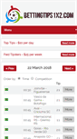 Mobile Screenshot of bettingtips1x2.com