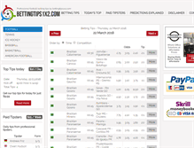 Tablet Screenshot of bettingtips1x2.com